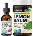 BIO KRAUTER Milk Thistle Tincture 2 Fl. Oz & Lemon Balm 60 חניכיים