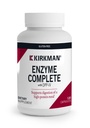 קירקמן - Enzyme Complete / DPP-IV - 120 קפסולות - סיוע תזונתי - Broad Spectrum Digestive Enzyme - Hypoallergenic