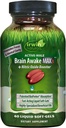 Irwin Naturals המוח מתעורר מקס3 + Nitric Oxide Booster 60 נוזל Softgel