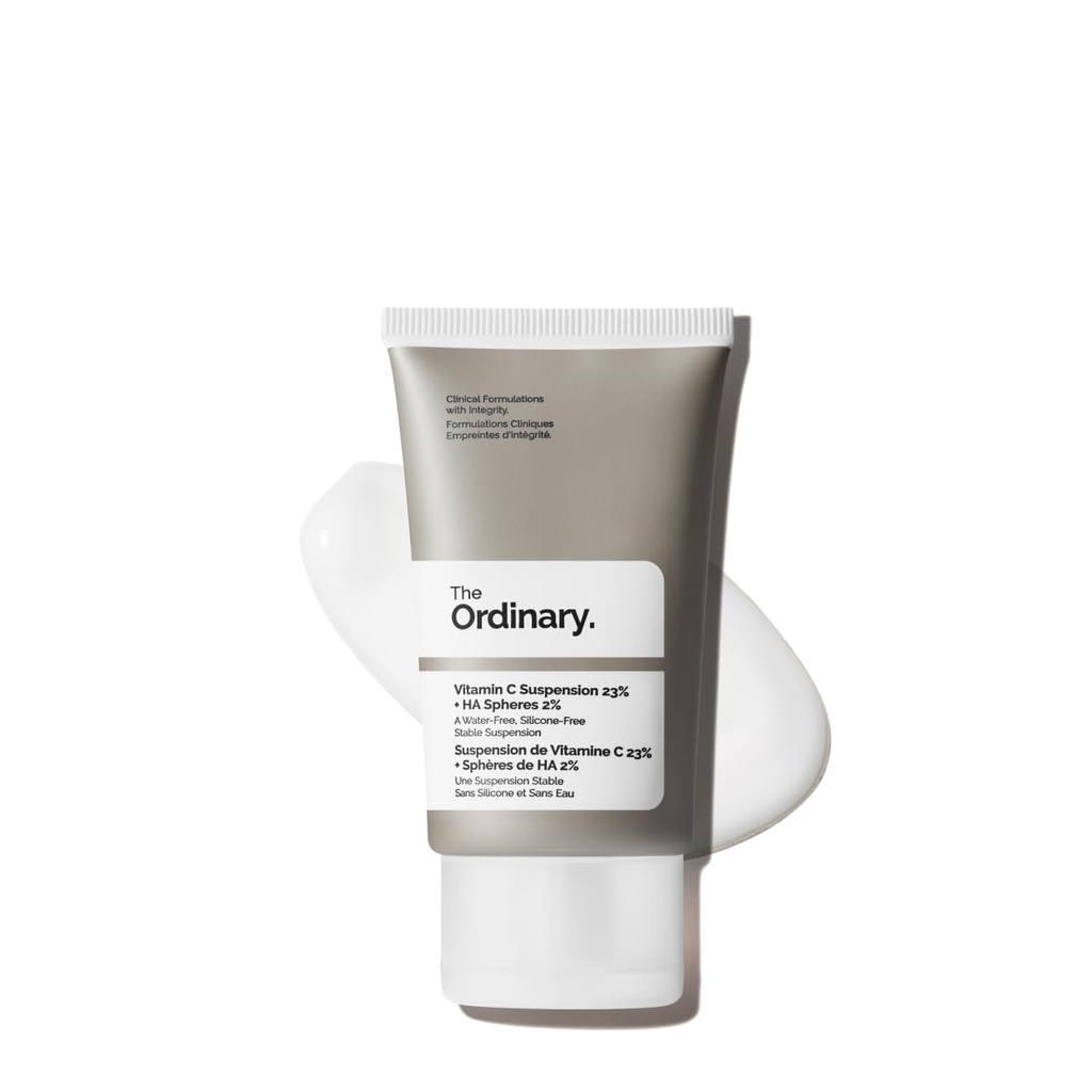 ויטמין רגיל C Suspension 23% + Hyaluronic Acid Spheres 2%, Serum עם Pure L-Ascorbic Acid