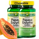 עמק האביב פאפאיה Enzyme Chewable - 360 Vegan Tablet, Bromelain New Formula Digest