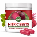 Tru Wild All Natural Beet Root אבקת, Nitric Oxide Booster, 1000 מ"ג, טבעוני Superfood קפסולת תוספי מזון, Beetroot לחלץ תמיכה הכוללת בריאות, ביצועים ו- Sta, 30 משרתים