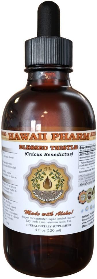 תמצית נוזל מבורך, אורגני מבורך (Cnicus benedictus) Tincture תוסף 4 oz