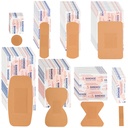 Lounsweer 720 Pcs Assorted Bandages Variety Pack Bulk First Aid Kit Refill Supplies בד גמיש Adhesive Breathable Fingertip Knuckle Spotages Water Proof for Armss Wound Care Scrapes