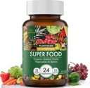 Super Greens ו Reds Daily פירות & Veggies תוסף: USDA אורגני Superfood Greens תוסף, קפסולות ירקות Cruciferous, תוספי ירקות למבוגרים אנרגיה, חסינות, בריאות 120ct