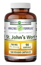 פורמולה מדהימה St. John's Wort תוסף (Hypericum Perforatum Extract) | 700 Mg per Serve | Veggie קפסולות | Gluten Free | Non-GMO | Made in USA (1 Pack | 180)
