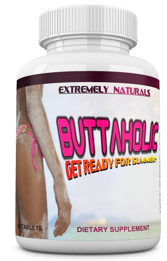 ButTAHOLIC נקבה Butt Enlargement Pills שיפור גמישות Get Bigger and Curvier Butts תוספת גבוהה של 60 טבליות
