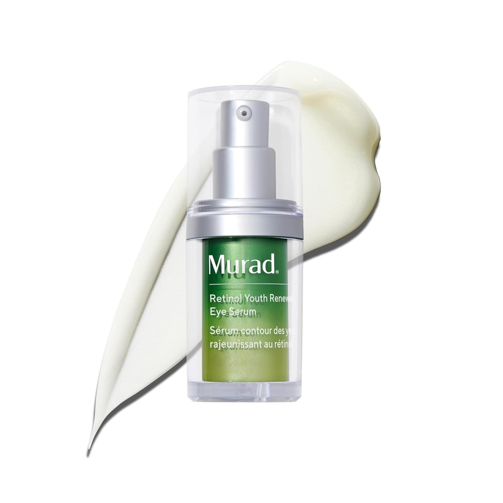 Mod Retinol Youthהתחדשות עין Serum - Retinol Eye Serum Visibly משפר את מתחת לעיניים Puffune Dark Circles ומפחית את הופעת הקווים היפים, Gentle Enough for Nightly Use - 0.5 oz