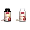 Jarrow Methyl B-12 1000mcg 100 Chewables & Methyl Folate 400mcg 60 Veggie קפסולות Bundle עבור אנרגיה סלולרית, המוח, Cardiovascular & נוירולוגית תמיכה בריאות