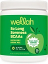 Wellah So Long Soreness אבקת BCAA (Green Apple Flavored) 30 משרתות - עם תרכובת הנקה