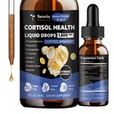 Totaria cortisol תוספת נוזל טיפות איזון לנשים עם Magnesium Complex,Ashwagandha,Rhodiola Rosea,L האננין, Phosphatidylserine תוספי Mood, Focus, Sleep Support 2 FL.OZ