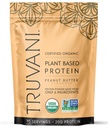 Truvani Vegan Pea אבקת חלבון | Peanut Butter | 20g אורגני צמחי מבוסס חלבון | 10 משרתים | Keto | Gluten & Milk Free | Low Carb | Low Carb