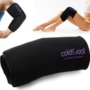 Coldcool Knee Ice Pack Wrap for Injuries, Reusable Gel Cold Packs Brace 360° Compression תא עבור Elbow, Ankle & Calf - גמיש Wrap Recovery for Meniscus, ACL, MCL כאב הקלה.