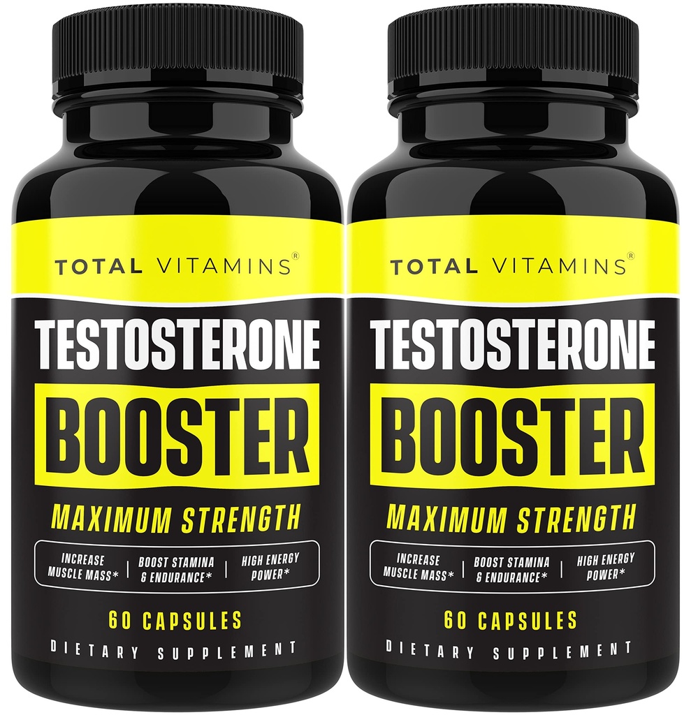 טסטוסטרון Booster - תוסף טסטוסטרון עבור גברים - זכר Enhancing תוספי מזון - טסטוסטרון Booster עבור גברים אלפא גלולות עבור מבחן Boost Max הורמון צמיחה, Libido, אנרגיה, ו Stamina Pills