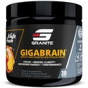 גרניט תזונה GigaBrain Nootropic אנרגיה אבקה - Cereboost, Alpha-GPC & ElevATP - תוסף מיקוד קוגניטיבי עבור אנרגיה וביצועים - White Peach, 30 משרתים