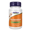עכשיו מזונות תוספי מזון, Serrapeptase 60 אלף יחידות של פעילות, מקדם בריאות הנשימה ותפקוד Immune*, 60 קפסולות Veg