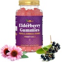 חניכיים ישנות עם ויטמין C, Echinacea, Propolis - Immune Support Gummy לילדים, מבוגרים - Sambucus Black Elderberry לחלץ Immunity Booster (90)