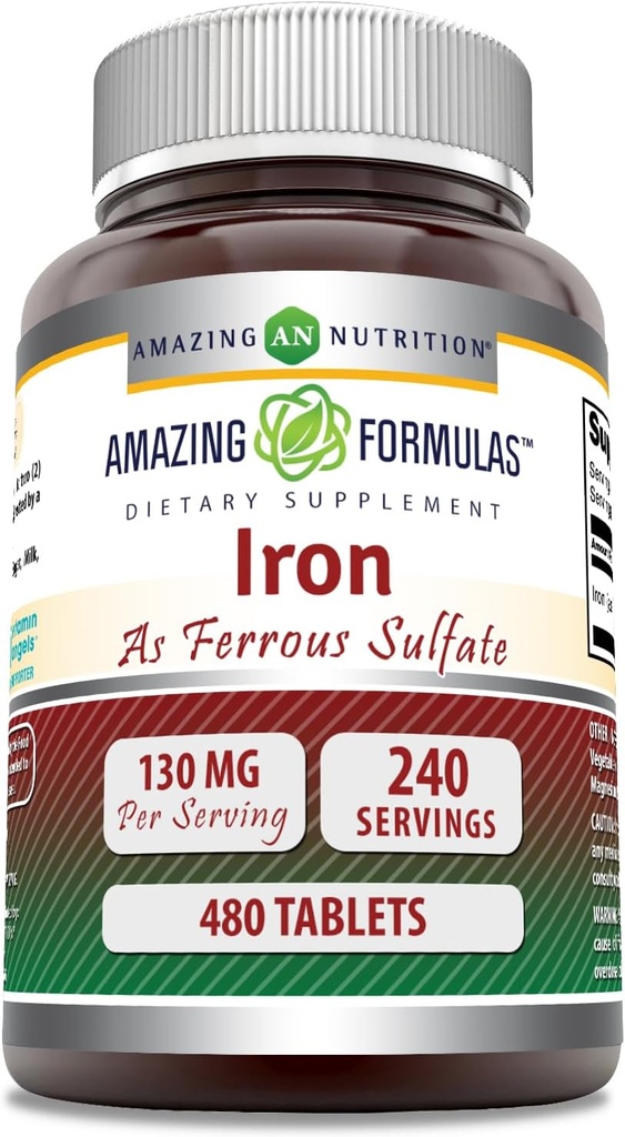 פורמולה מדהימה של ברזל כתוסף Ferrous Sulfate