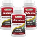 Best Naturals L-Glutamine 500 מ"ג, 250 טבליות (250 Count)
