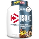 Dimatize x Cocoa Pebbles ISO100 אבקת חלבון Whey חלבון Isolate, 25g של חלבון, 5.5g BCAAs, 120 Cal, Gluten Free, 1g שומן, 1g סוכר, 2g Carb (71 משרתים)