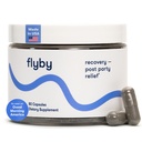 תוסף Flyby Recovery - All The Hang, Without the Over!TM - עם Milk Thistle, ויטמין C, מופעל Charcoal ו-Apple Cider Vinegar - Pre & Post שתיית פורמולה (80 Count)