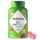 vitafusion תוספת כוח ויטמין D3 Gummy, Strawberry Flavored העצם ו- Immune System תמיכה (1) 120 הרוזן