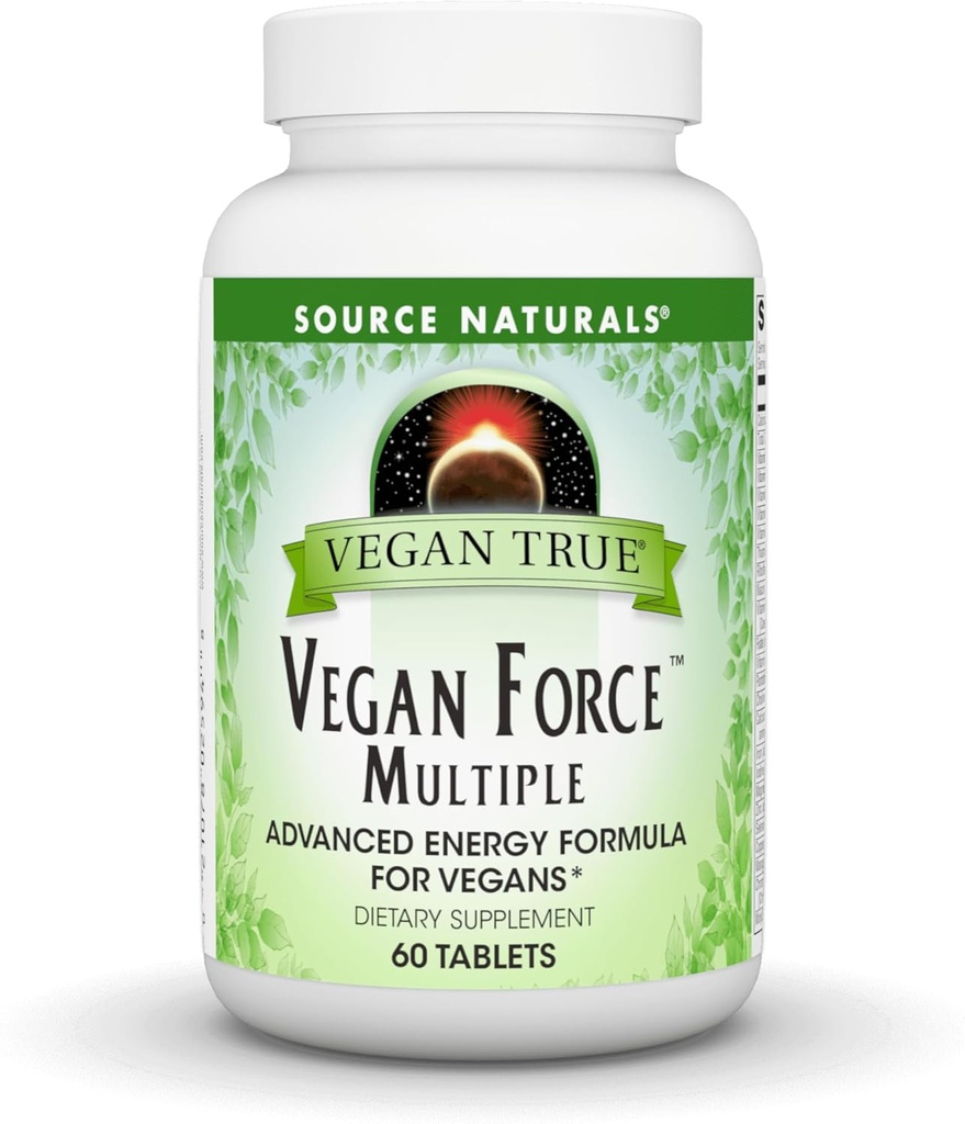 מקור Naturals Vegan True, Vegan Force Multiple, Advanced Energy Formula for Vegans