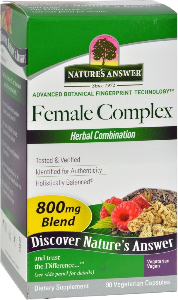 Nature's answer Female Complex - 90 קפסולות צמחוניות