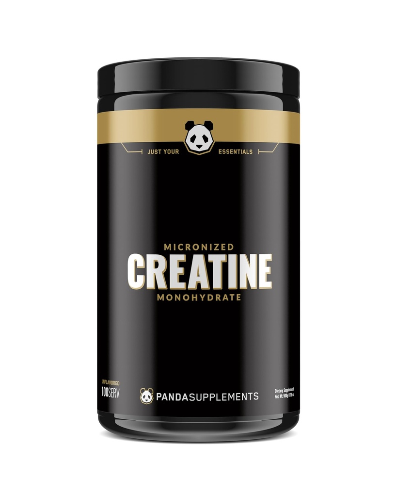 תת-קרקעית Bio Labs: Panda Supps Micronized Creatine 5000 מ"ג | Pre and Post Workout Recovery drink