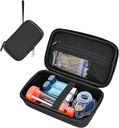 ProCase Hard Carrying Case for Asthma Inhaler, Portable Inhaler Travel Bag for Adults Kids, Masks Asthma אביזרים הולדר, Asthma Kits לארגן עם Mesh Pocket - Black Black Black Black Black Black