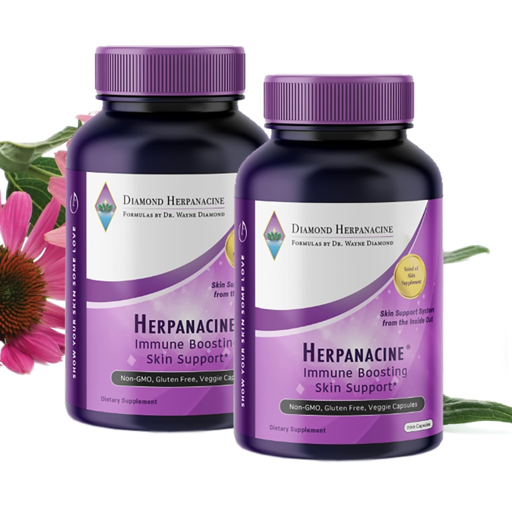 Diamond Skin Care ו- Immune Support - ויטמינים כדי לעזור Clear Skin - Skin and Immune System Support from Inside Out - Made with Natural Ingredients (400 ספירה)