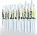 SynChill AF Calming Gel for Nervous Horses - שירות יחיד - פורמולה מתקדמת עם L-theanine, הגדלת כוח, 100% תוספת טבעית, אכזבה ותמיכה ביטחון עבור סוסים - 25 Pack
