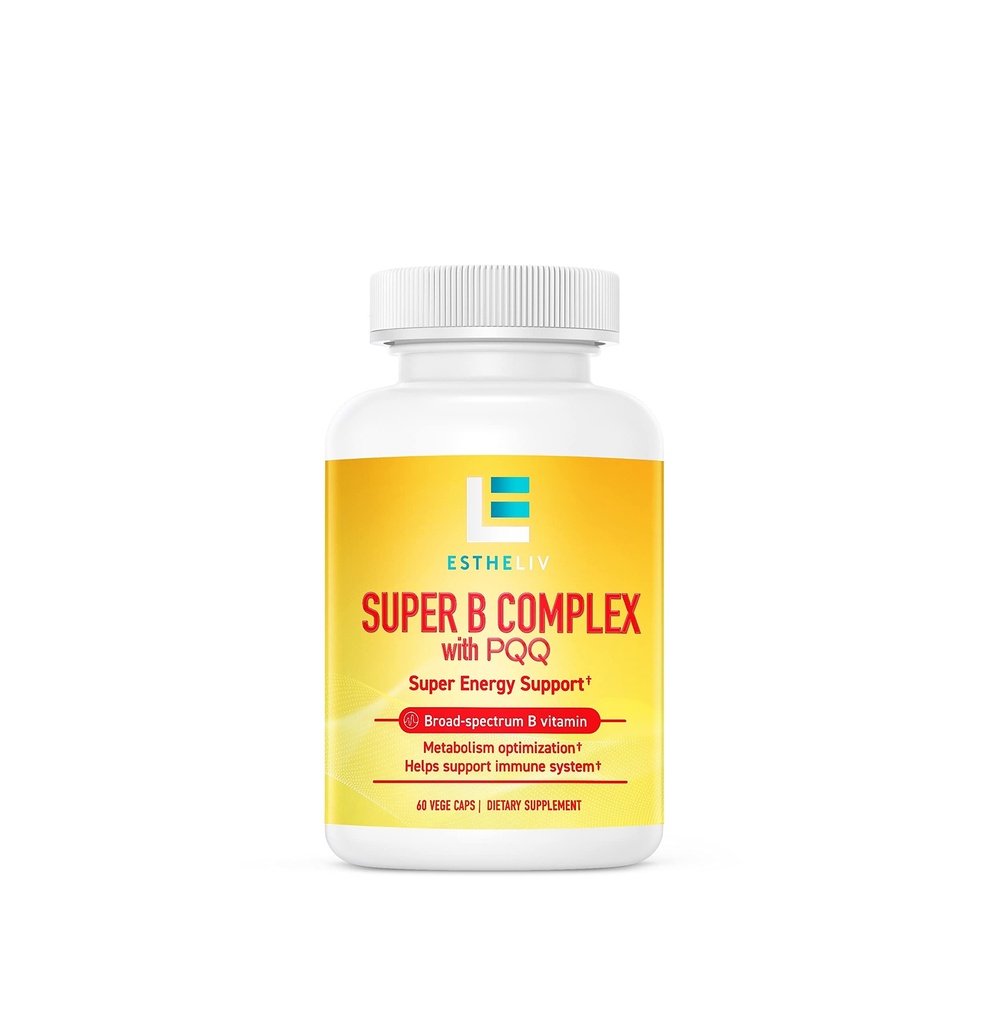 ESTHELIV ® Super B Complex with PQQQ - 60 VegeCaps