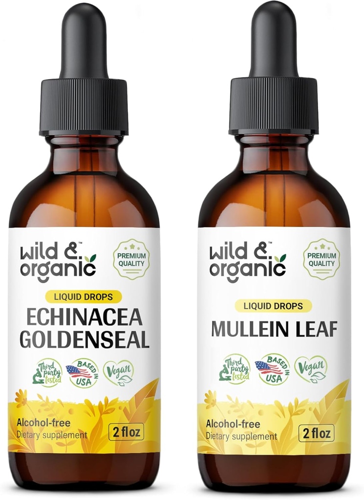 Wild & Organic Echinacea Goldenseal Tincture 2