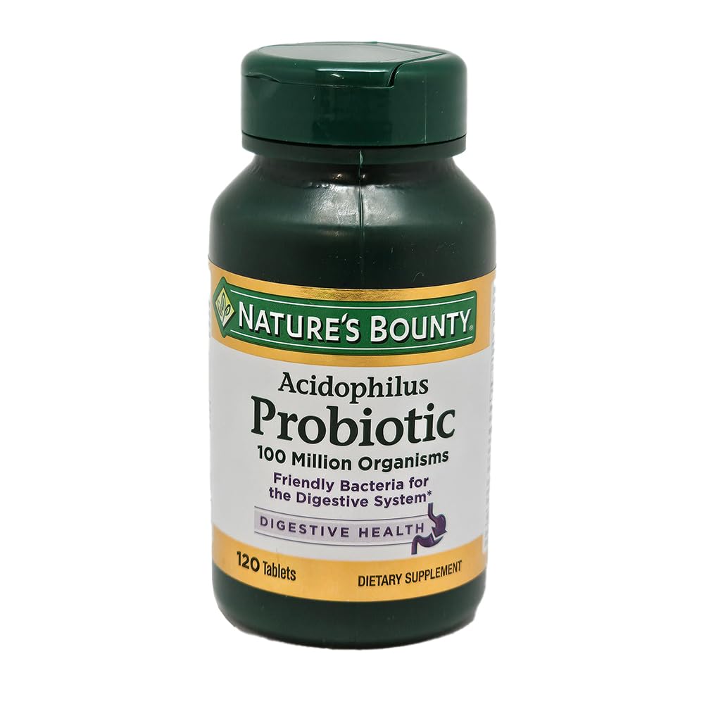טבליות של Nature's Bounty Probiotic Acidophilus, 120 טבליות