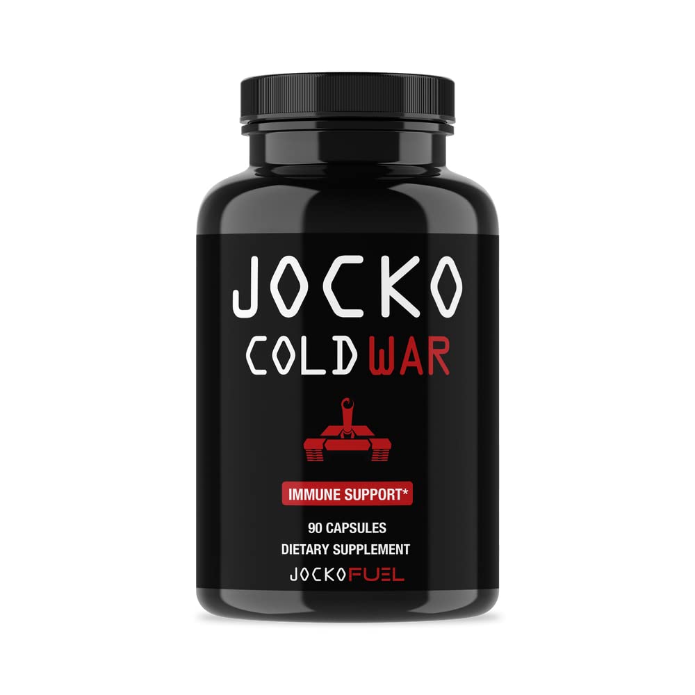 Jocko דלק Immune תמיכה תוסף - Elderberry עם Zinc & ויטמין C למבוגרים - Immune Defense עם ויטמין C, D3, Superfoods, Herbs, & מינרלים (90 קפסולות)