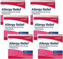 מנהיג Antihistamine אלרגיה הקלה Diphenhydramine HCl, 25 מ"ג מיני טבליות, 24 Count Pack של 6