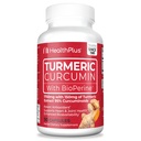 בריאות פלוס Turmeric Curcumin, 90 קפסולות, 30 לשרת