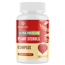 תוספי כולסטרול עם Plant Sterols, Niacin, Red Yeast Rice, Bergamot, אומגה 3 & Garlic - Advenced Absorption Formula - 90 Softgels