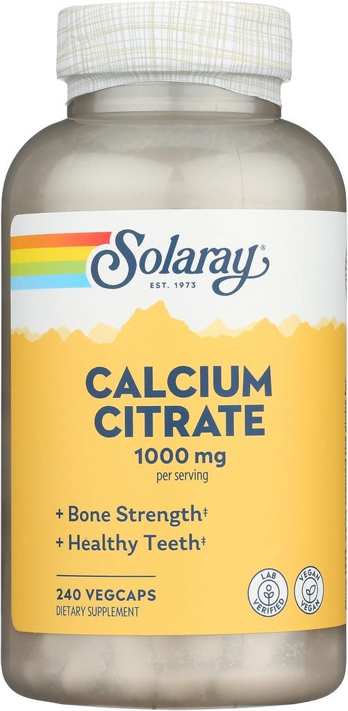Sunay Calcium Citrate, 240 Caps, 0.75 בקבוקים