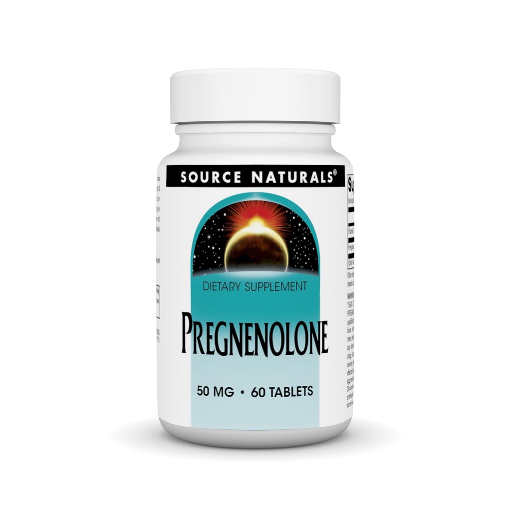 מקור טבעי Pregnenolone * 50mg - 60 טבליות