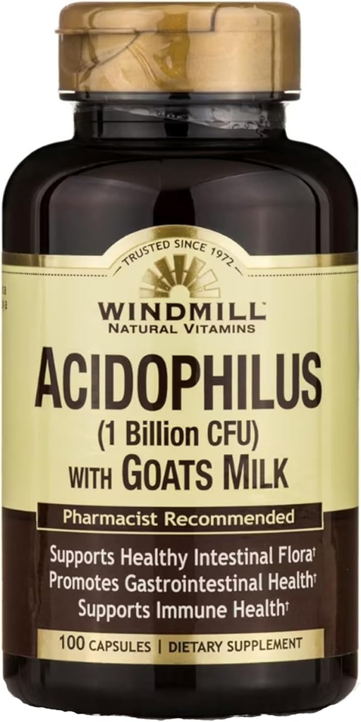 Acphidoilus W/Goat Milk Caps 100 של Windmill