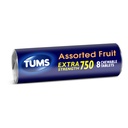 TUMS תוספת חוזק טבליות עבור צ 'כיפוף לבבורן הקלה ו Acid Indigestion הקלה, Assorted פירות פלברס - 8 הרוזן רול