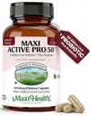 Maxi Health Probiotic Plus Ultimate Advanced Live Probiotics Formula - 50 מיליארד Live Active Probiotic - 15 Strains - Ultra Protection - Active Pro-50-60 Count