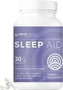 NERVE RENEW Sleep Aid - תוספת תזונתית לשינה טובה יותר - 30 קפסולות - עבודה מהירה - Gentle All-Natural Herbal ופורמולה עם מלטונין, מגנזיום, Zinc, Amino Acids, Herb Extracts