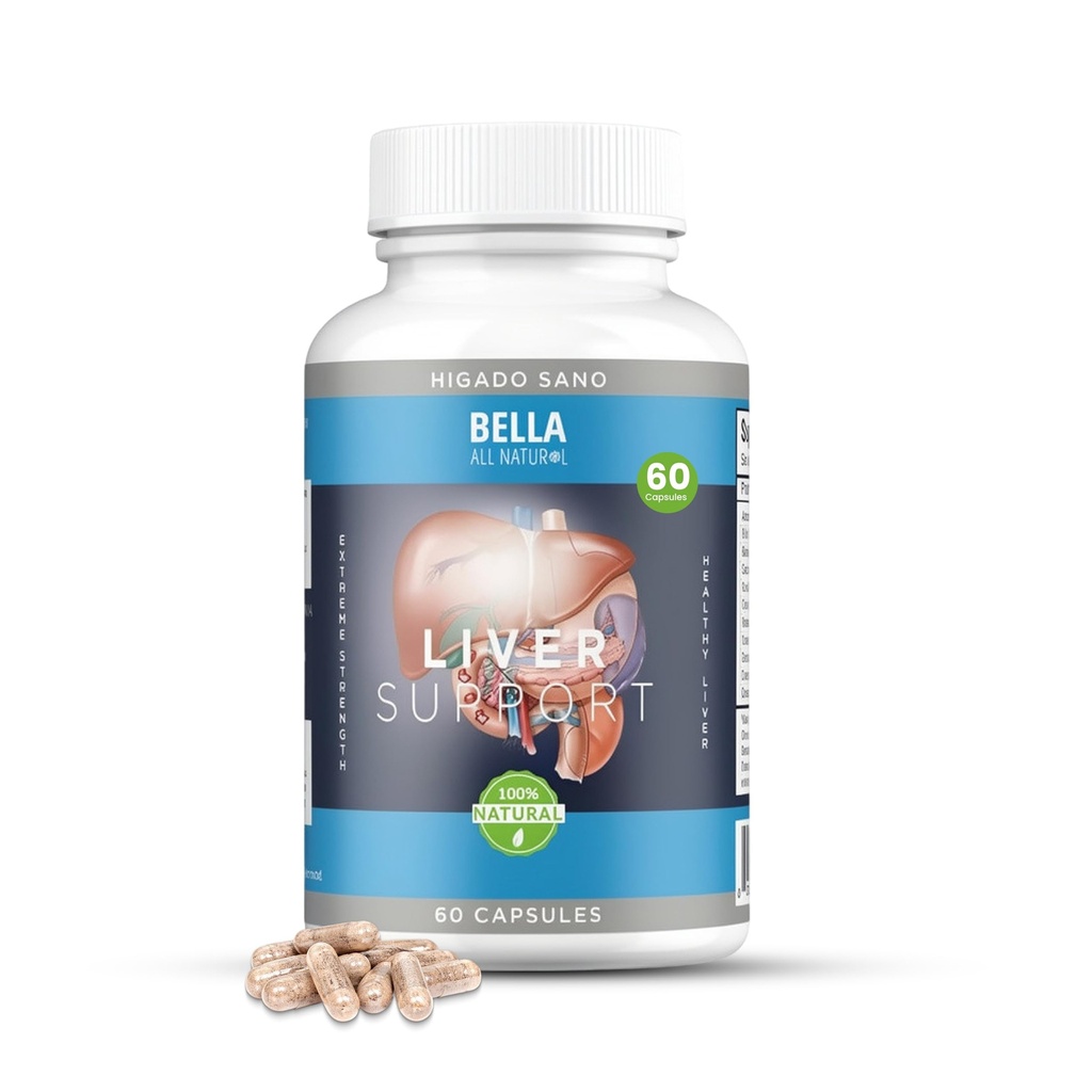 Bella All Natural Liver Support קפסולות