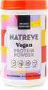 אבקת חלבון טבעוני Natreve - 25g צמחי מבוסס אבקת חלבון עם Probiotics ו Amino Acids - Gluten Free & Unflavored, 20 משרתים