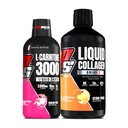 ProSUPPS L-Carnitine 3000 Stimulant Free Shots (פרי דראגון) Amino23 Liquid Collagen Shots (Citrus Punch) Bundle