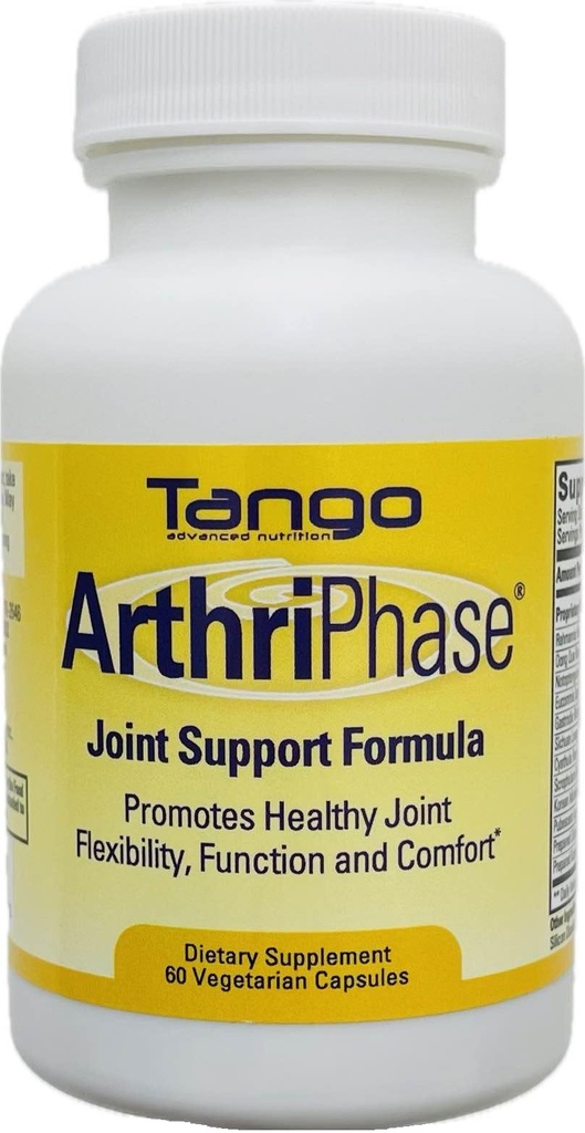 Tango ArthriPhase טבעי תמיכה פורמולה (60 קפסולות צמחוניות)