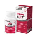 Hemeboost 11.6 מ"ג (232mg Heme Iron) I 60 Tablet | תוסף ברזל טבעי בפוטנציה גבוהה I High Absorption & Gentle on Stomach I Iron Pills for Adults & Safe לשימוש בהריון